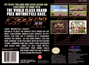 GP-1 - Part II (USA) box cover back